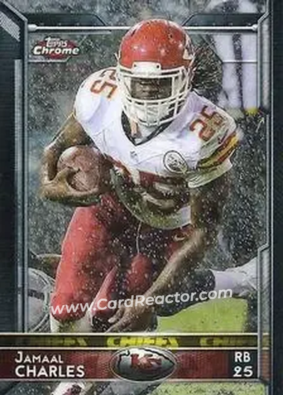 2015 Topps Chrome Mini #7 - Jamaal Charles - Kansas City Chiefs - Front