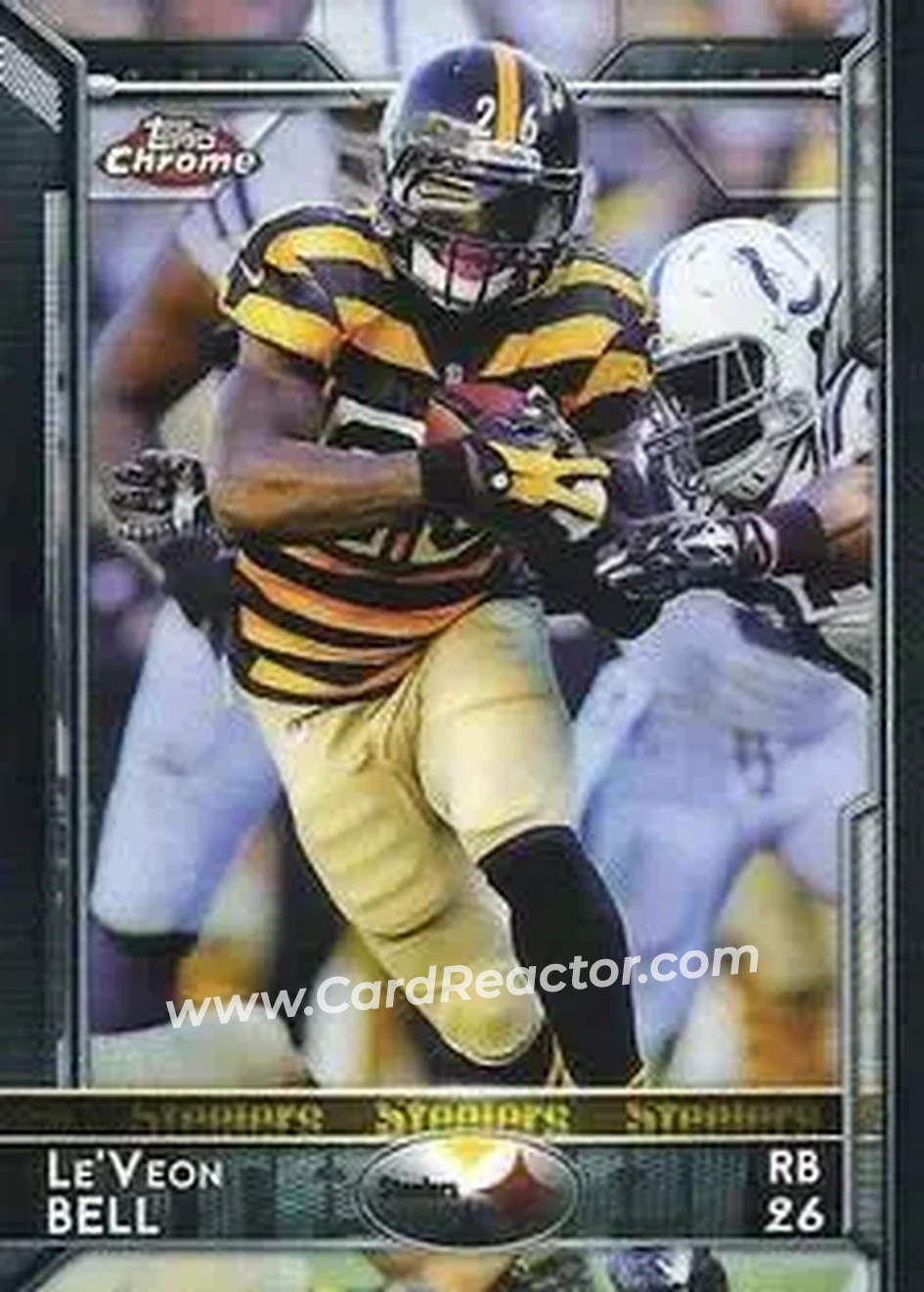 2015 Topps Chrome Mini #8 - Le'Veon Bell - Pittsburgh Steelers - Front