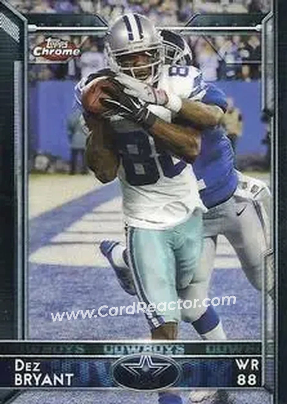 2015 Topps Chrome Mini #16 - Dez Bryant - Dallas Cowboys - Front