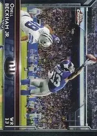 2015 Topps Chrome Mini #18 - Odell Beckham Jr. - New York Giants