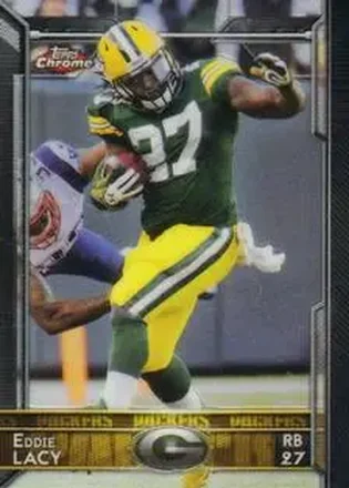 2015 Topps Chrome Mini #19 - Eddie Lacy - Green Bay Packers