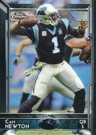 2015 Topps Chrome Mini #20 - Cam Newton - Carolina Panthers