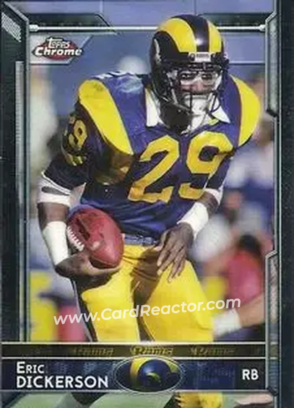 2015 Topps Chrome Mini #23b - Eric Dickerson - Los Angeles Rams - Front