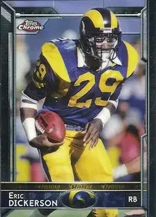 2015 Topps Chrome Mini #23b - Eric Dickerson - Los Angeles Rams