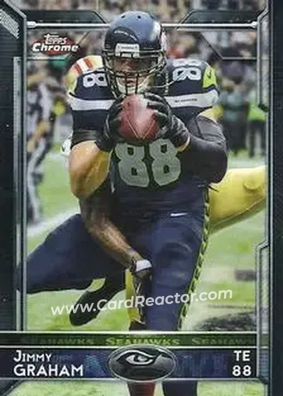 2015 Topps Chrome Mini #25 - Jimmy Graham - Seattle Seahawks - Front