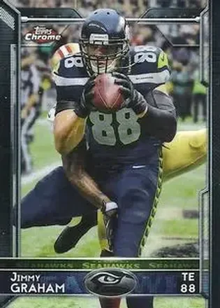 2015 Topps Chrome Mini #25 - Jimmy Graham - Seattle Seahawks