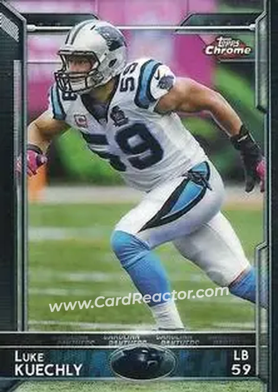 2015 Topps Chrome Mini #26 - Luke Kuechly - Carolina Panthers - Front
