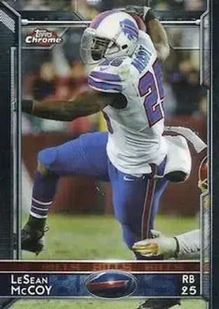 2015 Topps Chrome Mini #27 - LeSean McCoy - Buffalo Bills