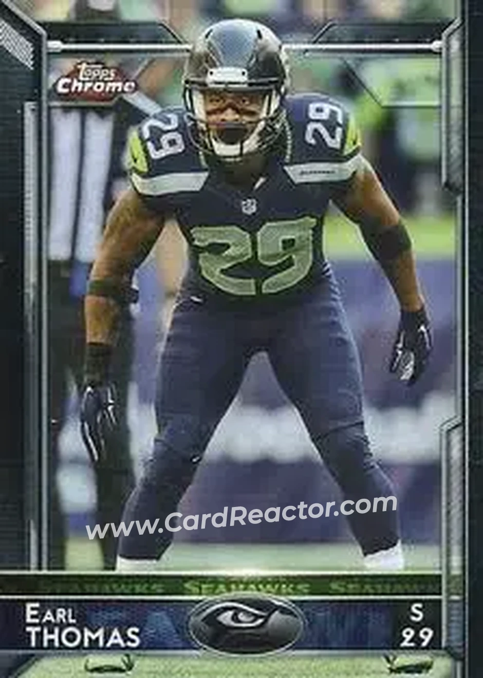 2015 Topps Chrome Mini #29 - Earl Thomas III - Seattle Seahawks - Front