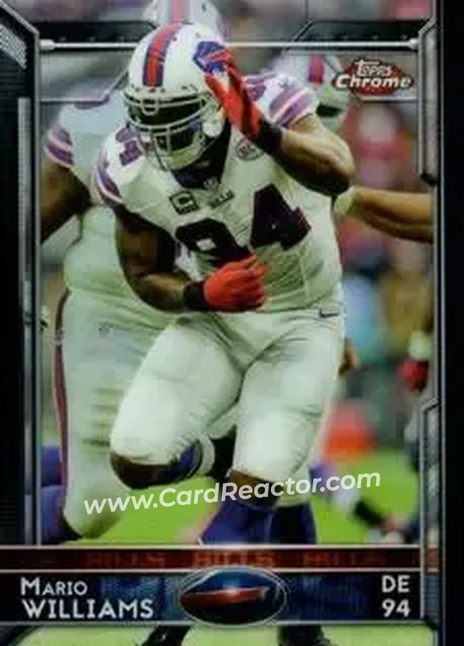 2015 Topps Chrome Mini #33 - Mario Williams - Buffalo Bills - Front