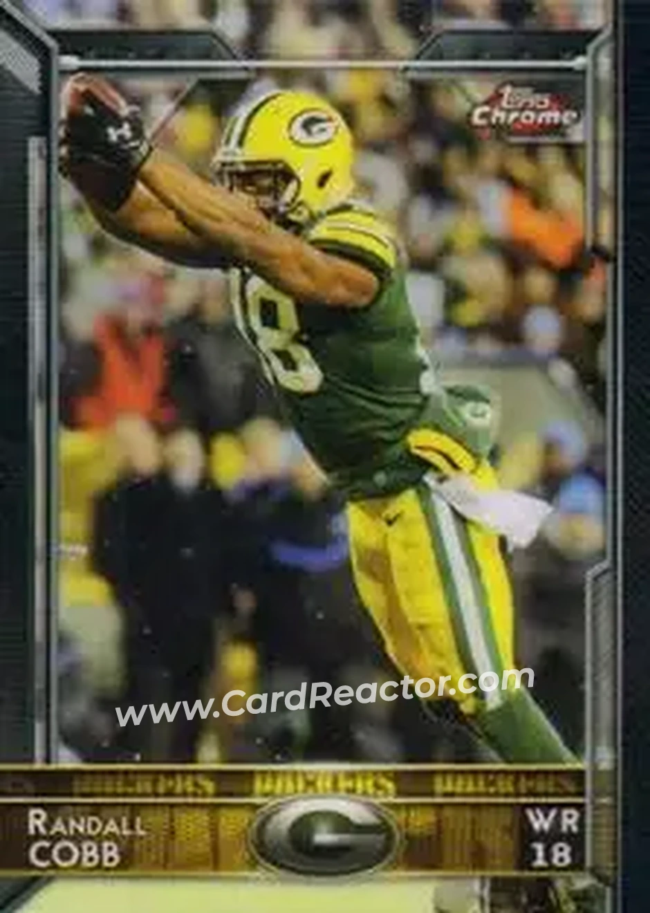 2015 Topps Chrome Mini #34 - Randall Cobb - Green Bay Packers - Front