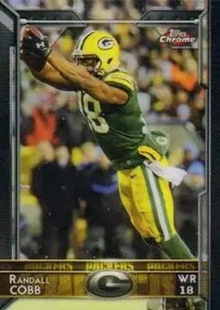 2015 Topps Chrome Mini #34 - Randall Cobb - Green Bay Packers