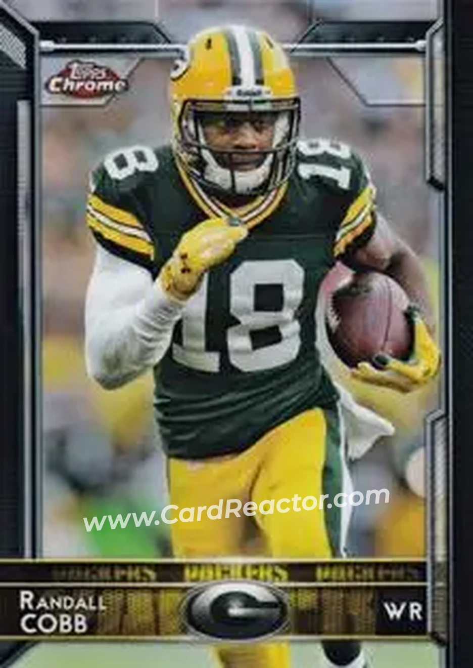 2015 Topps Chrome Mini #34b - Randall Cobb - Green Bay Packers - Front