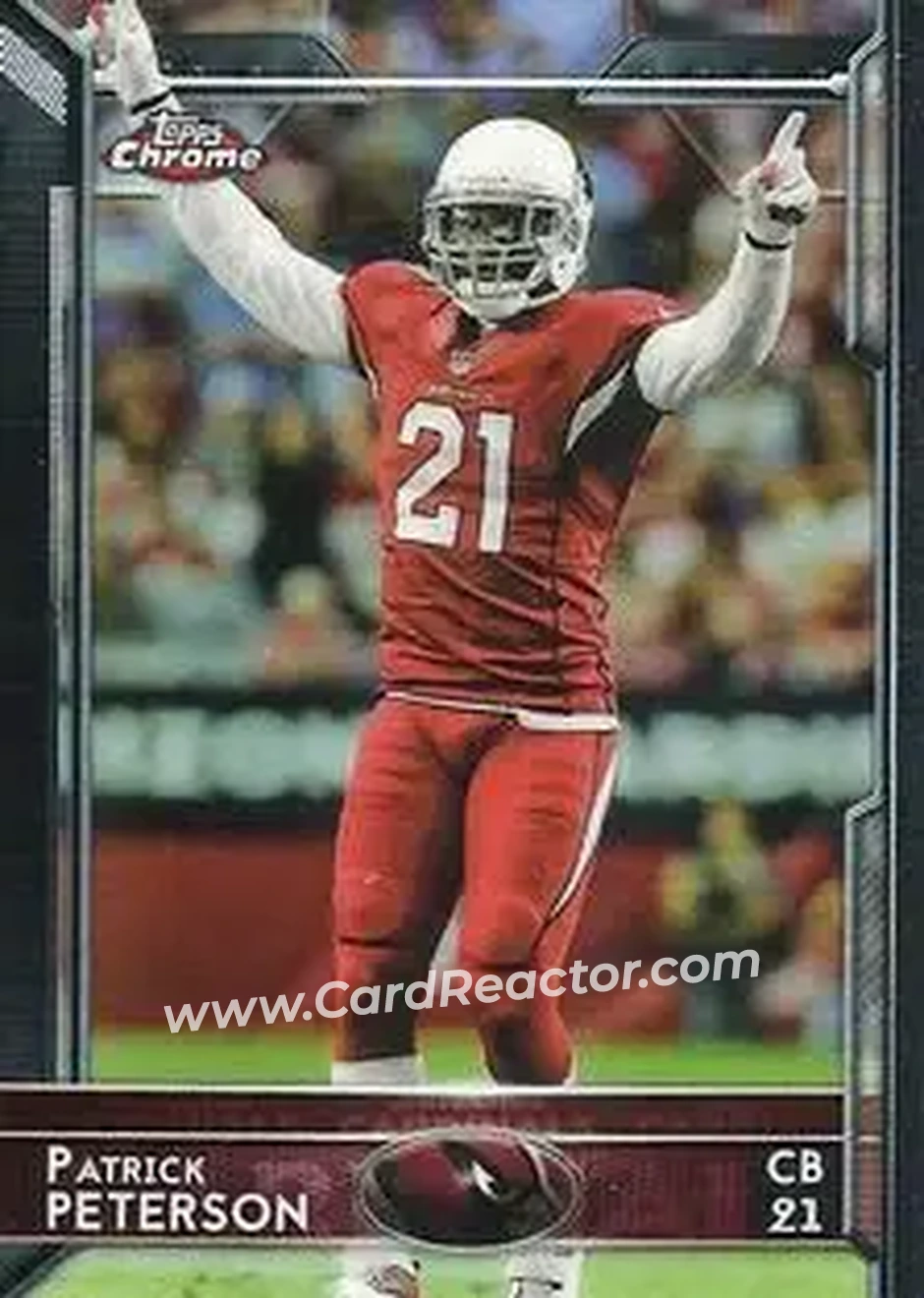 2015 Topps Chrome Mini #35 - Patrick Peterson - Arizona Cardinals - Front