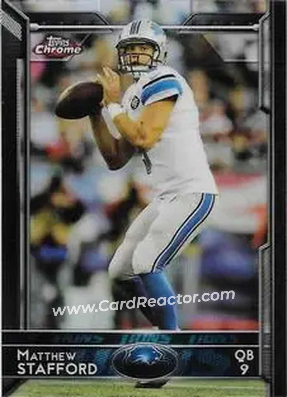 2015 Topps Chrome Mini #40 - Matthew Stafford - Detroit Lions - Front