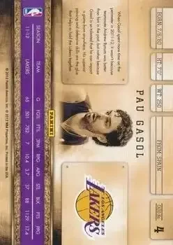Back of Pau Gasol