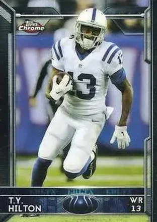 2015 Topps Chrome Mini #43 - T.Y. Hilton - Indianapolis Colts