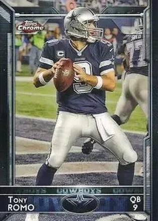 2015 Topps Chrome Mini #44 - Tony Romo - Dallas Cowboys