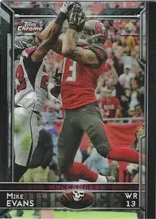 2015 Topps Chrome Mini #46 - Mike Evans - Tampa Bay Buccaneers