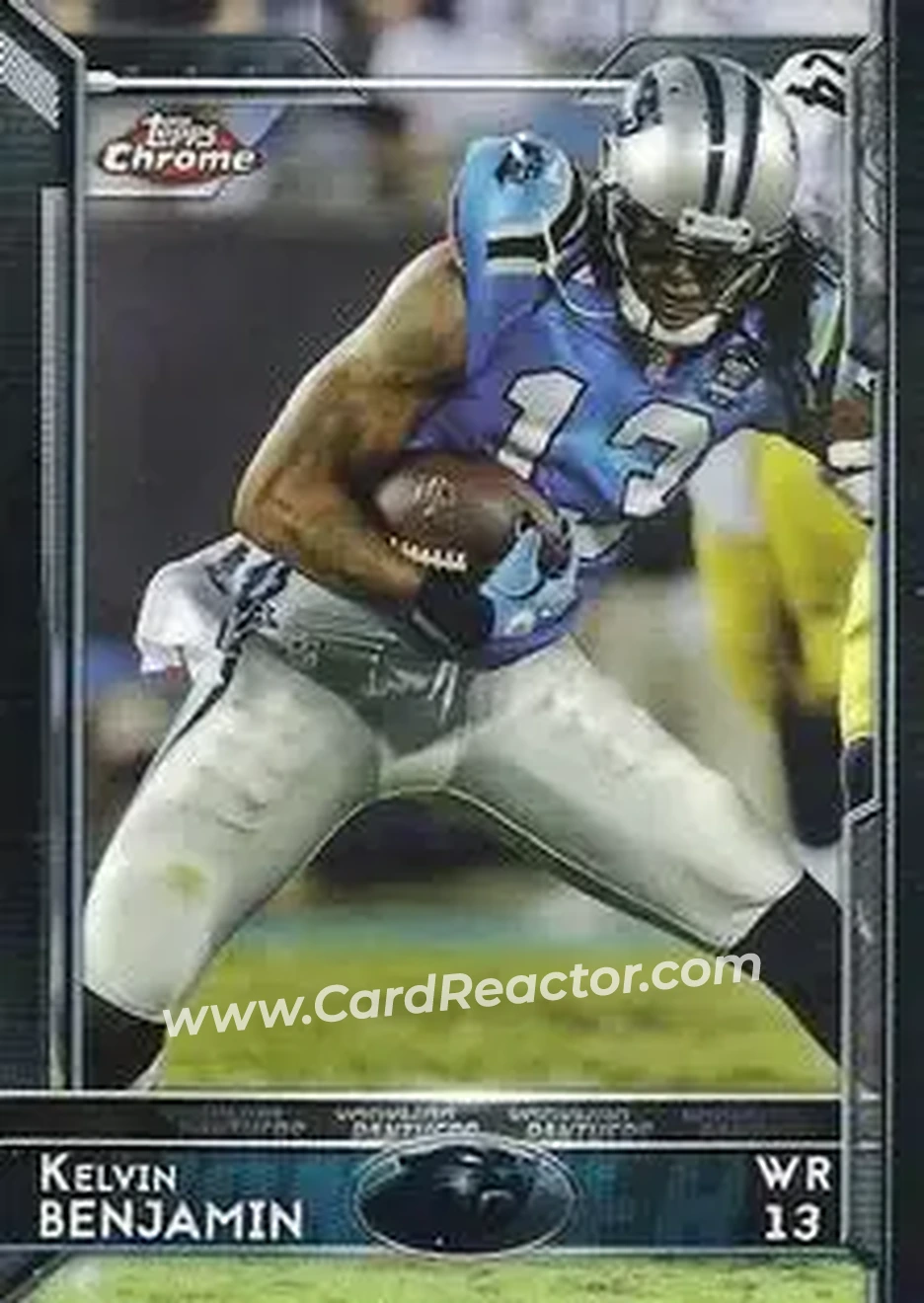 2015 Topps Chrome Mini #47 - Kelvin Benjamin - Carolina Panthers - Front