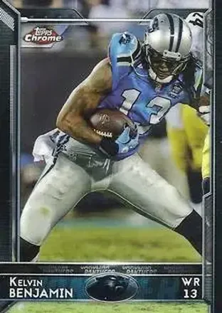 2015 Topps Chrome Mini #47 - Kelvin Benjamin - Carolina Panthers