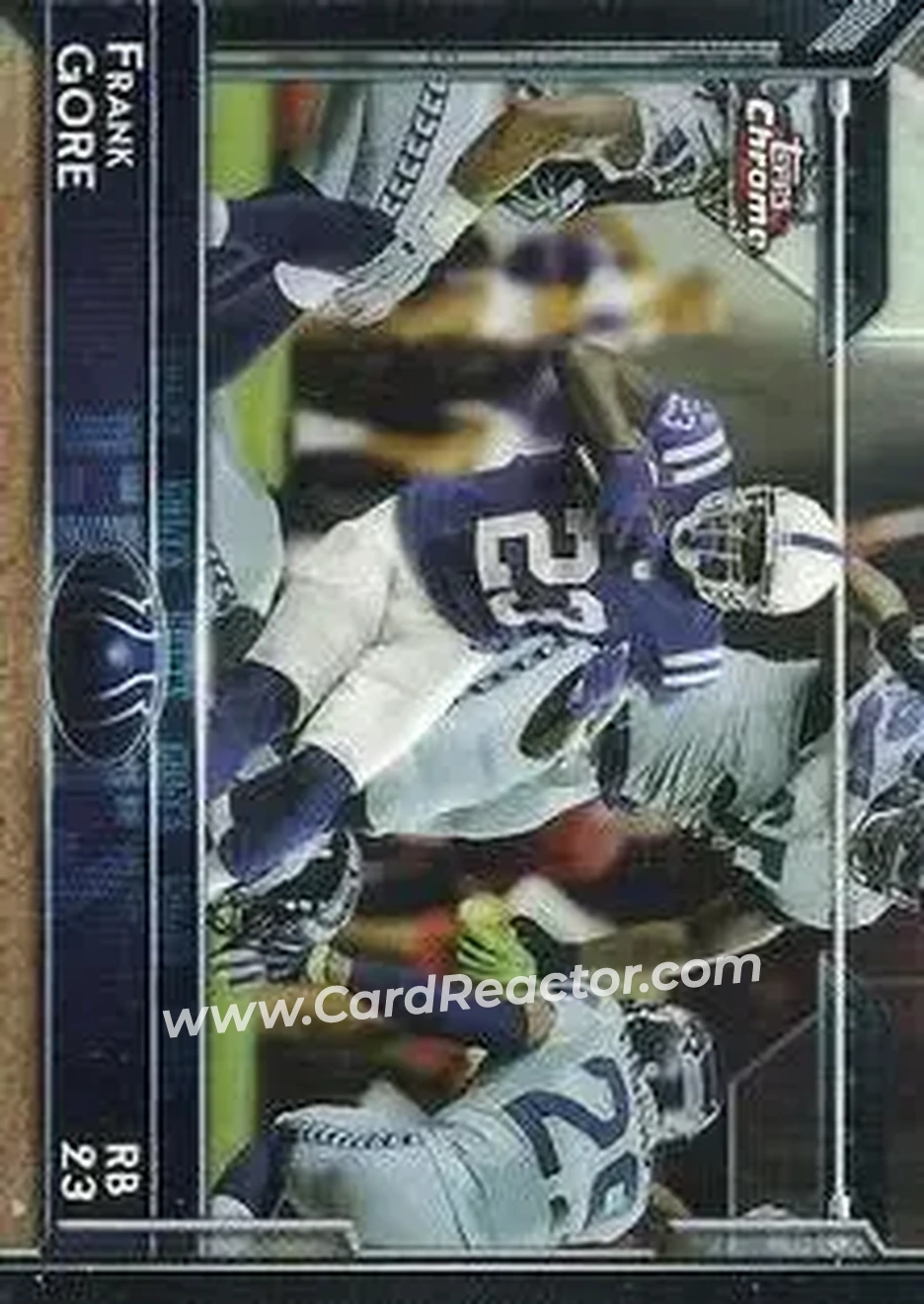 2015 Topps Chrome Mini #53 - Frank Gore - Indianapolis Colts - Front