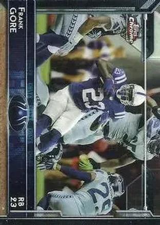 2015 Topps Chrome Mini #53 - Frank Gore - Indianapolis Colts