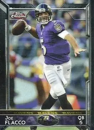 2015 Topps Chrome Mini #54 - Joe Flacco - Baltimore Ravens