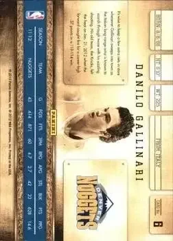 Back of Danilo Gallinari