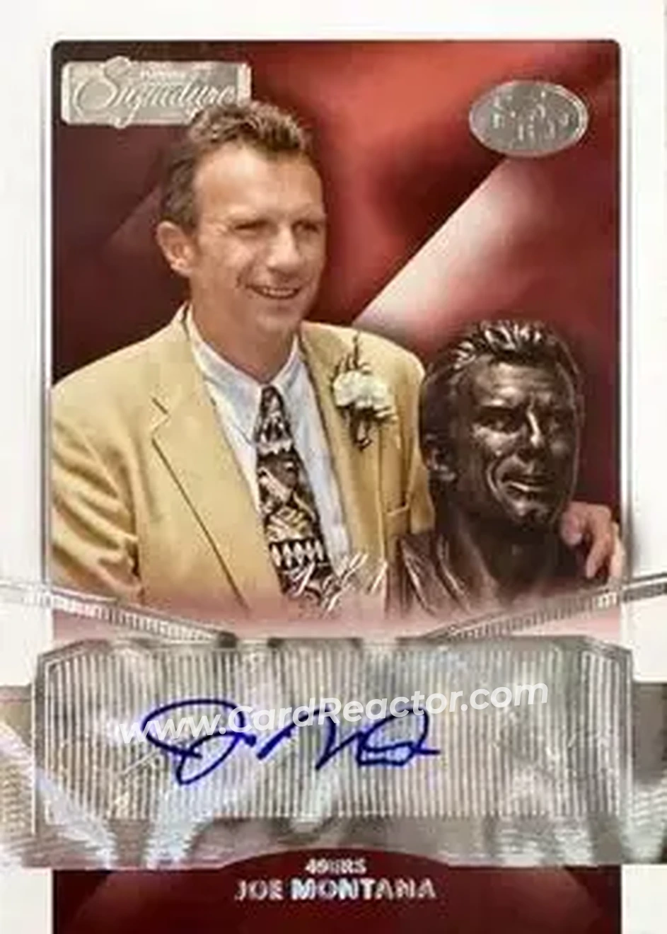 2015 Donruss Signature Series - Magma #395 - Joe Montana - San Francisco 49ers - Front