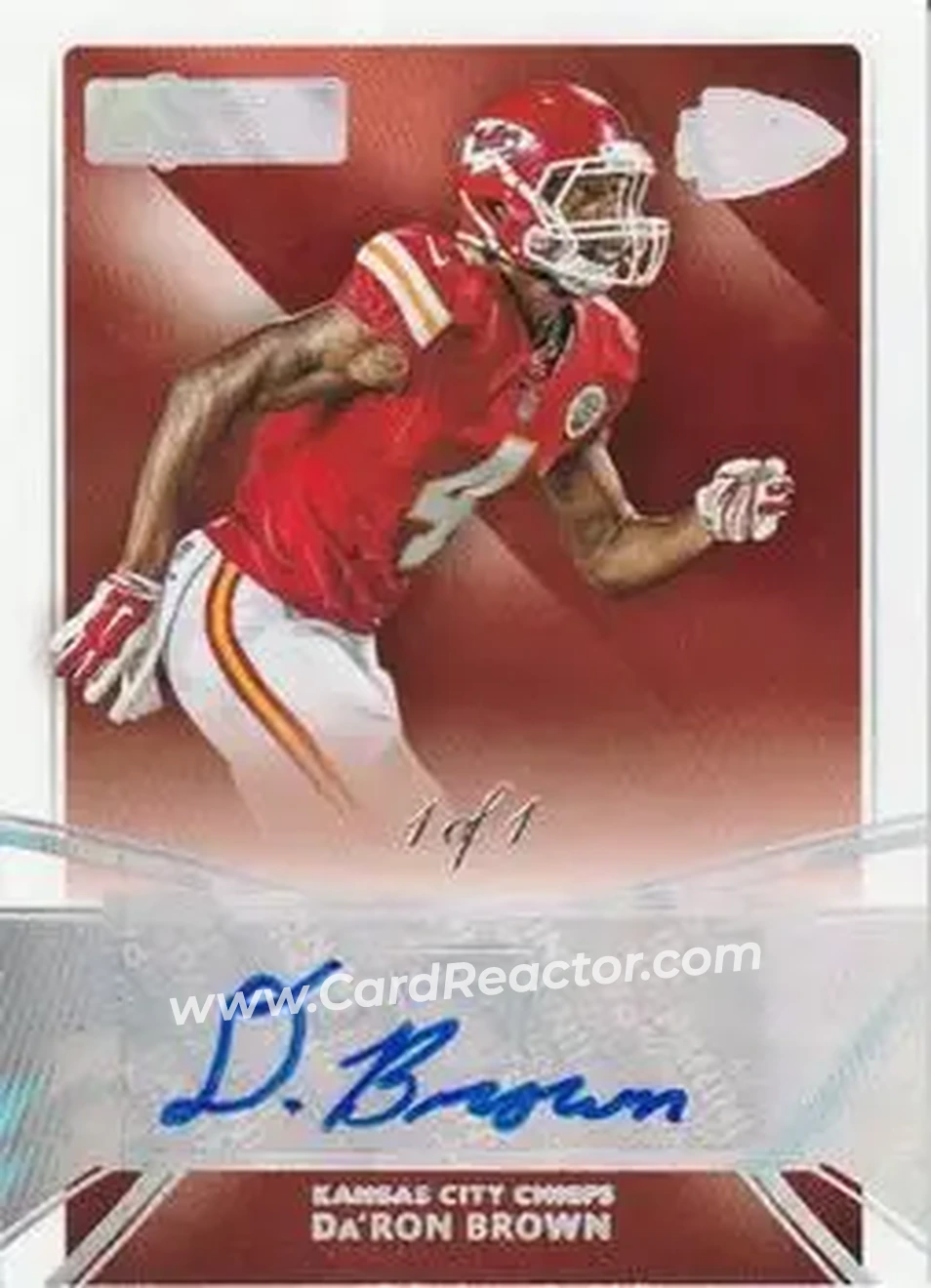 2015 Donruss Signature Series - Magma #403 - Da'Ron Brown - Kansas City Chiefs