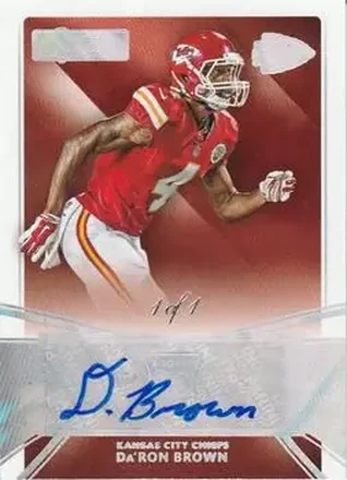 2015 Donruss Signature Series - Magma #403 - Da'Ron Brown - Kansas City Chiefs