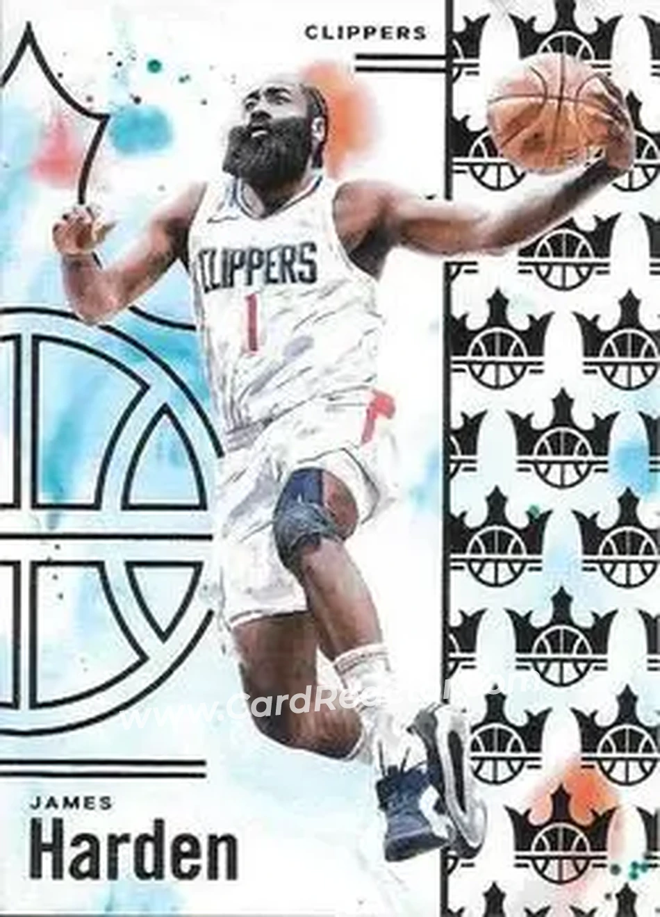 2024-25 Panini Court Kings #82 - James Harden - Los Angeles Clippers - Front 2024-25 Panini Court Kings #82 - James Harden - Los Angeles Clippers - Front