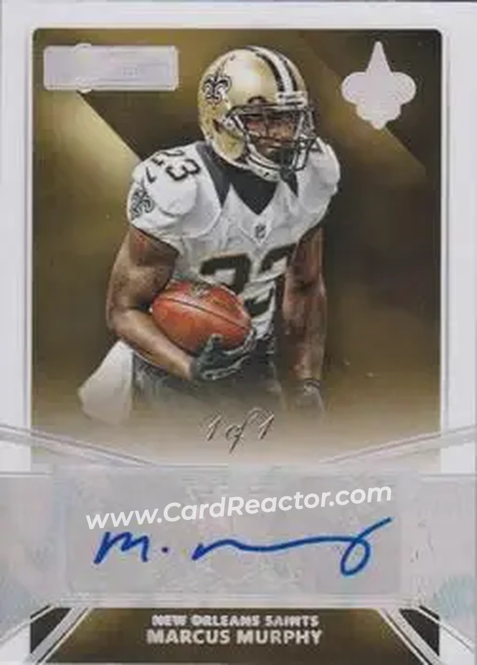 2015 Donruss Signature Series - Magma #440 - Marcus Murphy - New Orleans Saints