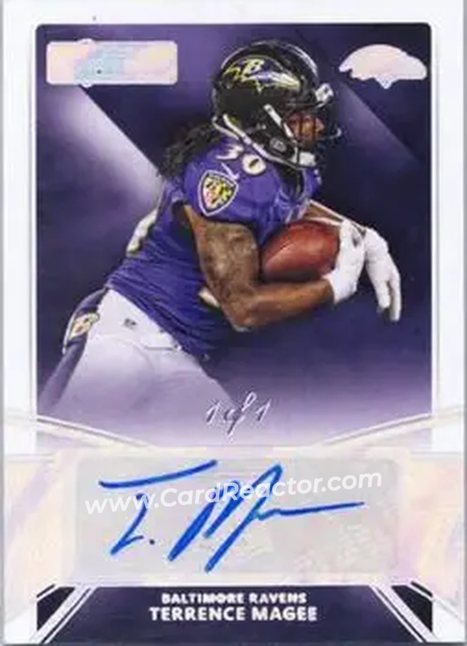 2015 Donruss Signature Series - Magma #443 - Terrence Magee - Baltimore Ravens