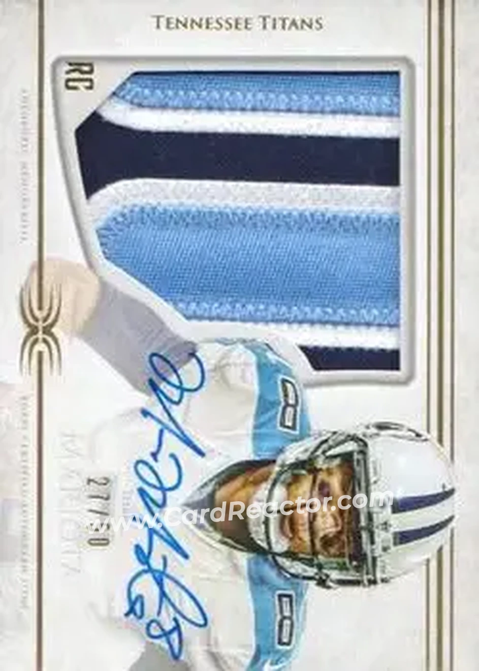 2015 Topps Definitive Collection #DC-1 - Marcus Mariota - Tennessee Titans - Front