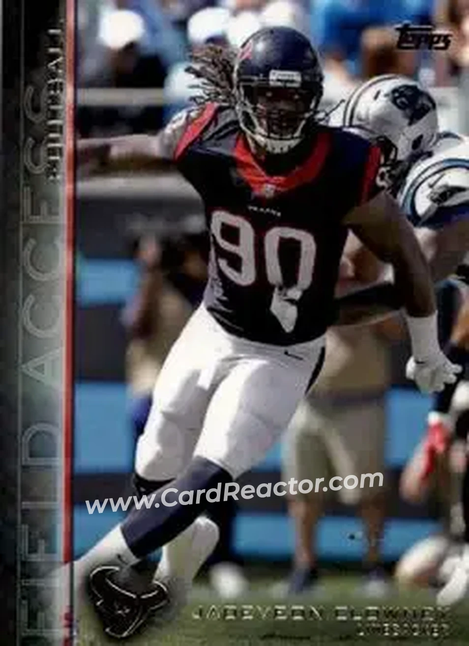 2015 Topps Field Access #2 - Jadeveon Clowney - Houston Texans - Front
