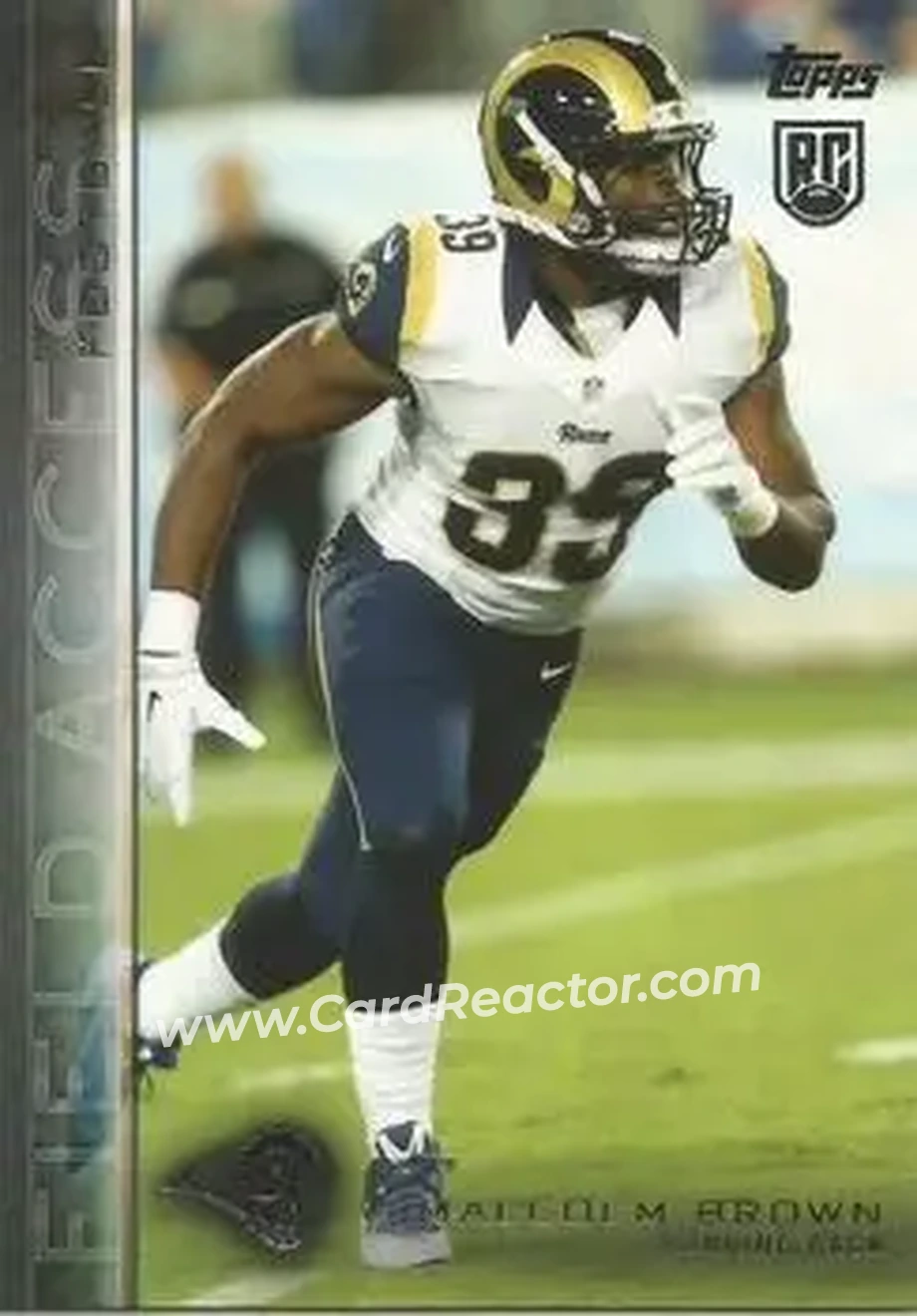 2015 Topps Field Access #8 - Malcolm Brown - St. Louis Rams