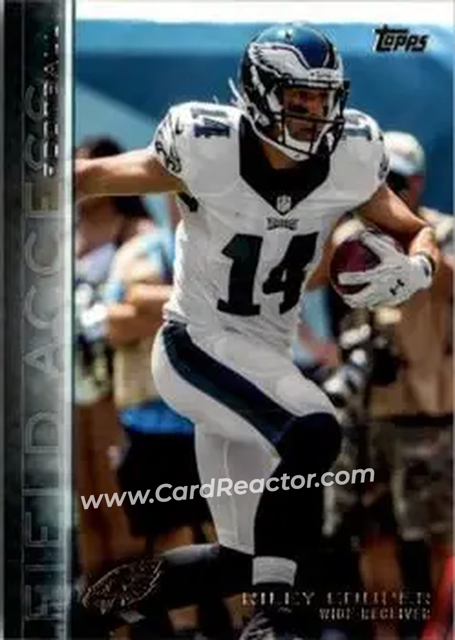 2015 Topps Field Access #17 - Riley Cooper - Philadelphia Eagles - Front