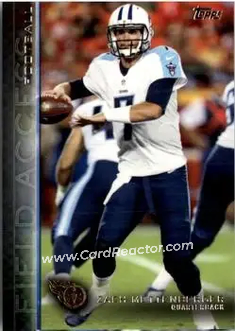 2015 Topps Field Access #18 - Zach Mettenberger - Tennessee Titans - Front