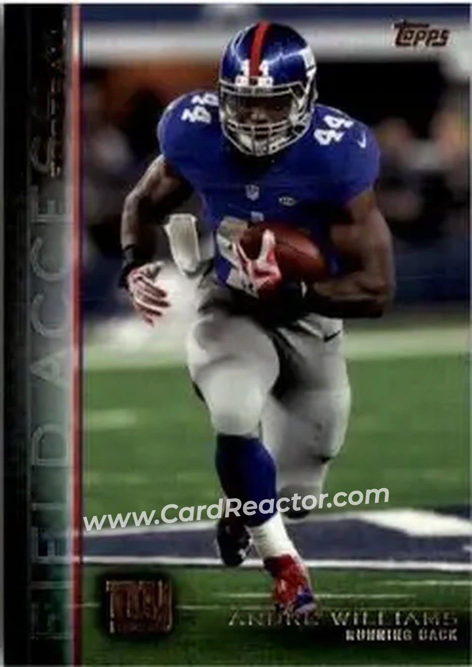2015 Topps Field Access #22 - Andre Williams - New York Giants - Front