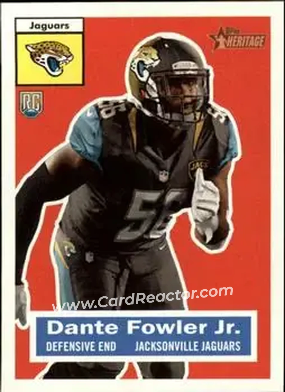 2015 Topps Heritage #2 - Dante Fowler Jr. - Jacksonville Jaguars - Front