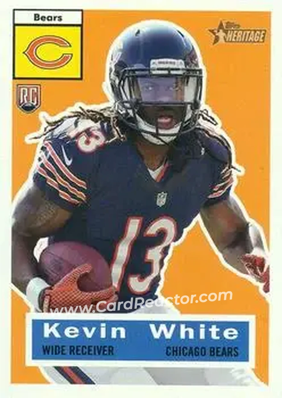 2015 Topps Heritage #17 - Kevin White - Chicago Bears - Front