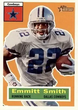 2015 Topps Heritage #29 - Emmitt Smith - Dallas Cowboys