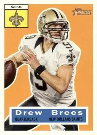 2015 Topps Heritage #30 - Drew Brees - New Orleans Saints