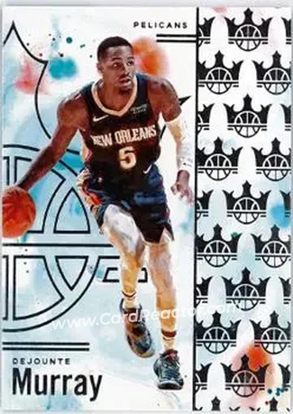 2024-25 Panini Court Kings #86 - Dejounte Murray - New Orleans Pelicans - Front 2024-25 Panini Court Kings #86 - Dejounte Murray - New Orleans Pelicans - Front