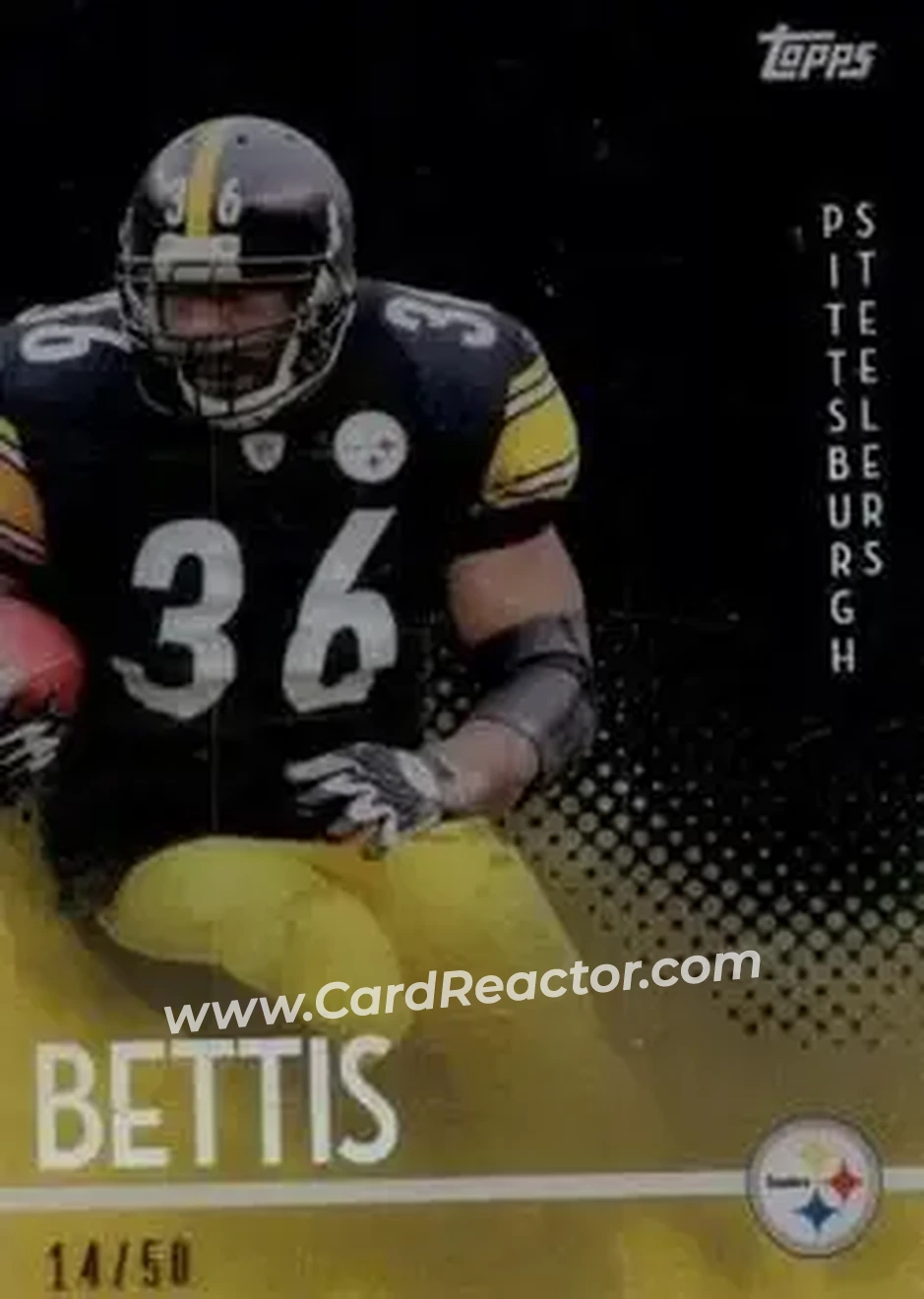 2015 Topps High Tek - Low-Tek Diffractors #LTD-JB - Jerome Bettis - Pittsburgh Steelers - Front