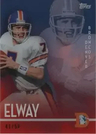2015 Topps High Tek - Low-Tek Diffractors #LTD-JE - John Elway - Denver Broncos