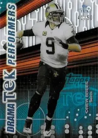 2015 Topps High Tek - Drama Tek Performers #DTP-DB - Drew Brees - New Orleans Saints