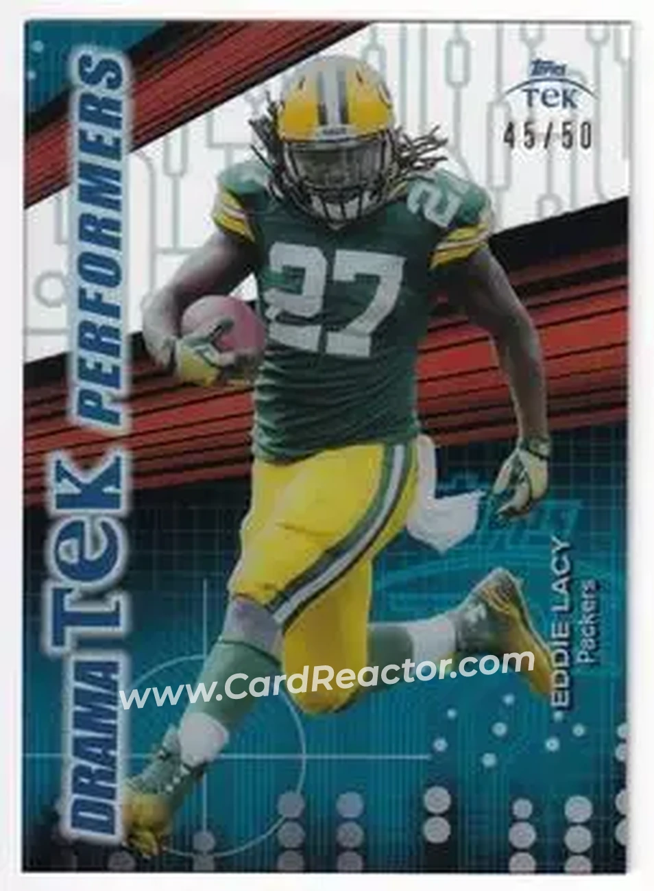 2015 Topps High Tek - Drama Tek Performers #DTP-EL - Eddie Lacy - Green Bay Packers - Front